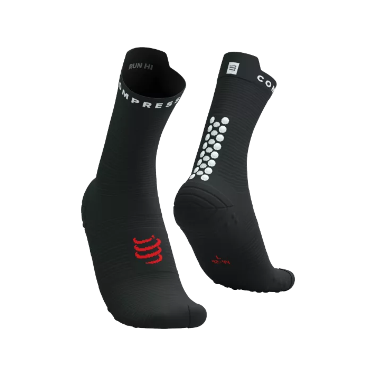 Meia de Compressão Compressport para Corrida V4 (cano medio)