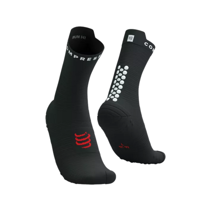Meia de Compressão Compressport para Corrida V4 (cano medio)
