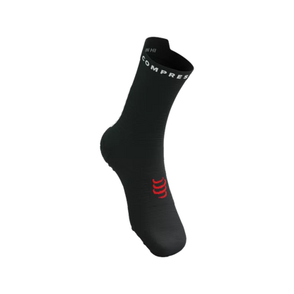 Meia de Compressão Compressport para Corrida V4 (cano medio)
