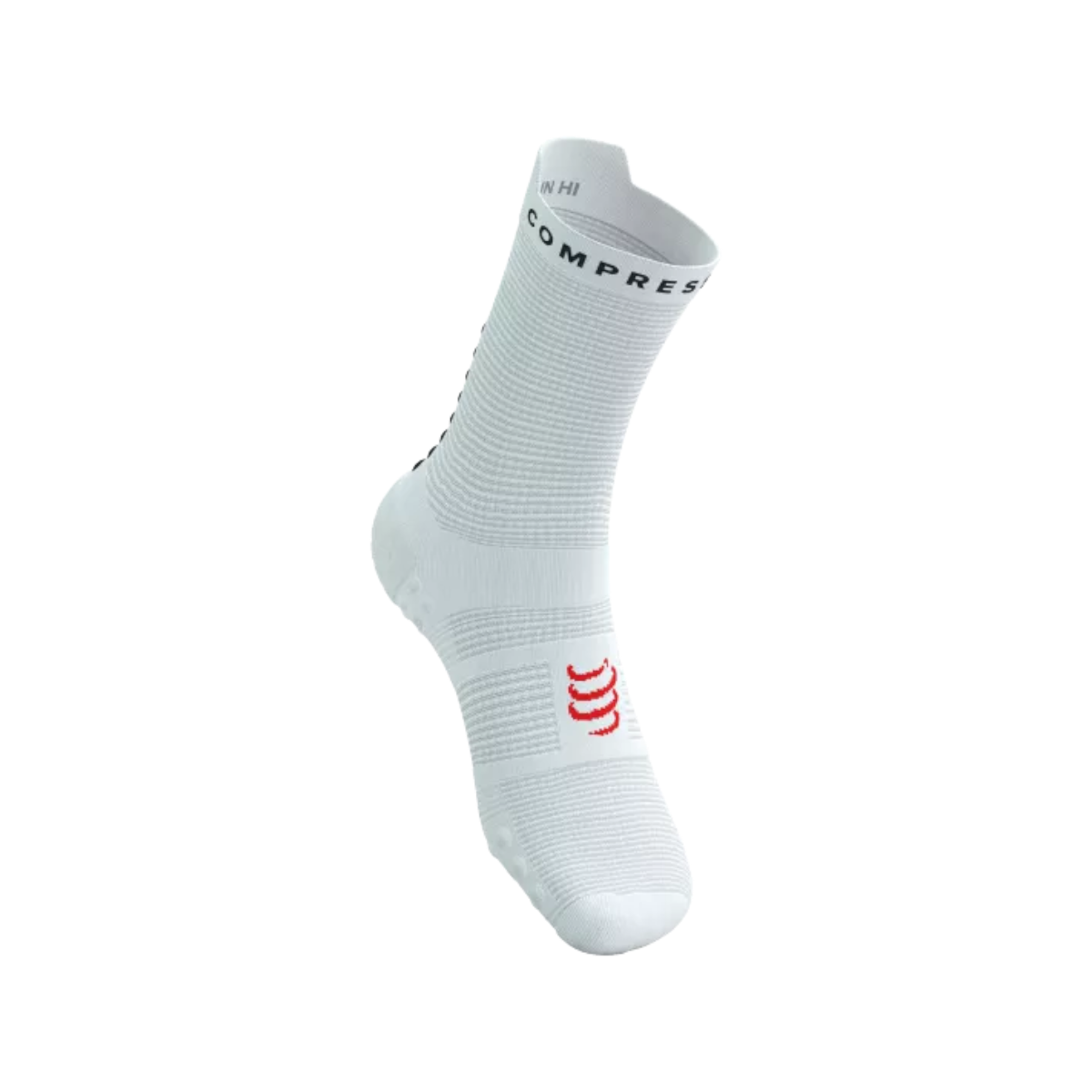 Meia de Compressão Compressport para Corrida V4 (cano medio)