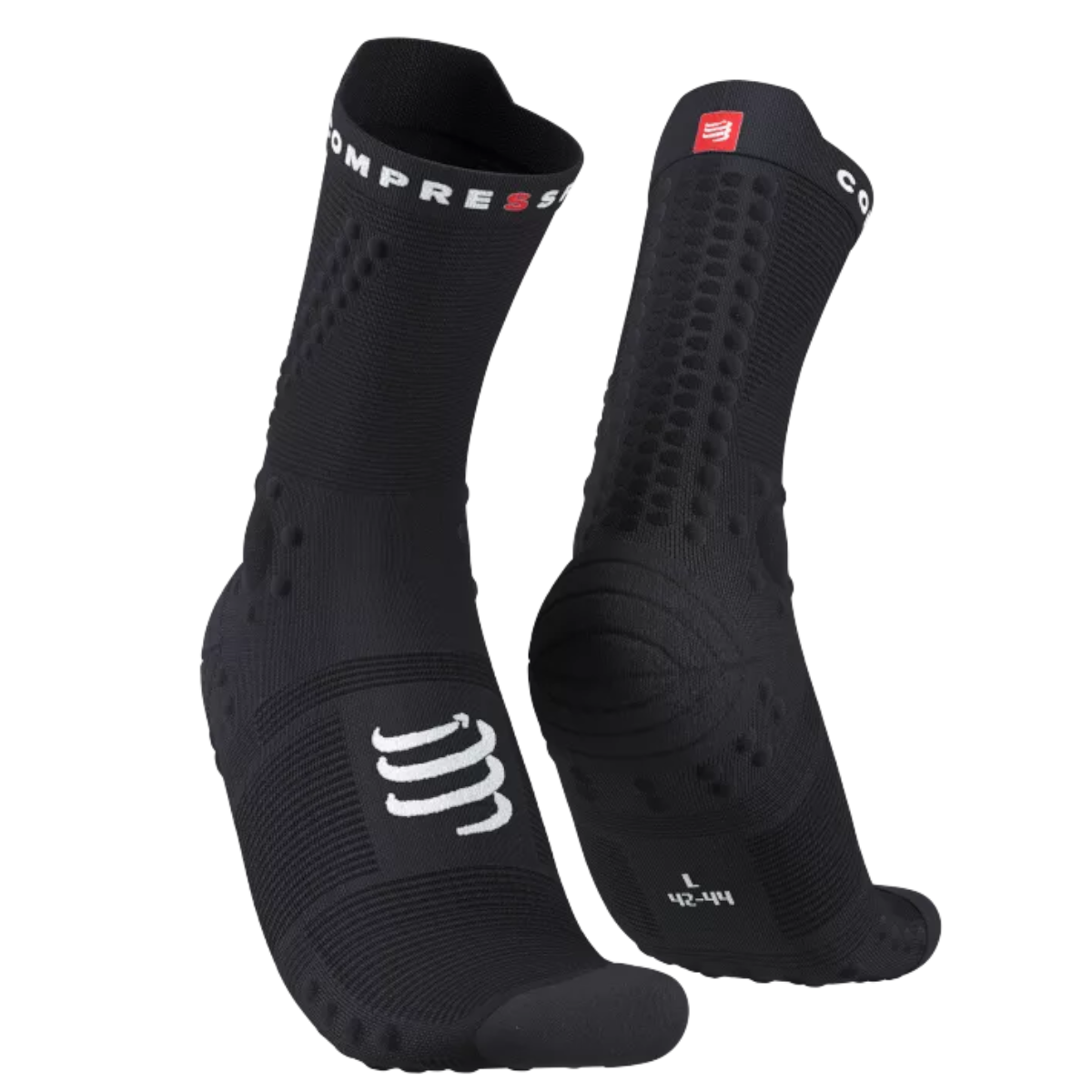Meia de Compressão Compressport para Trilha V4 (cano medio)