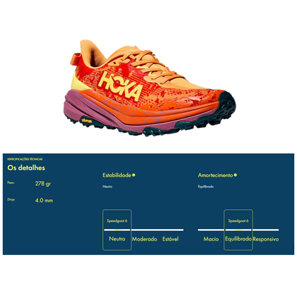 Tênis de Corrida Hoka Speedgoat 6 Masculino